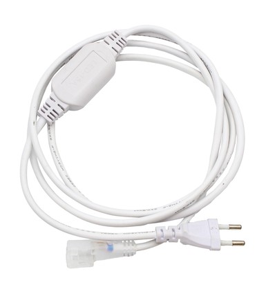 2m Stekker voor 230V LED strip (Slim COB) - Incl. eindkap, 230V