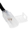 Waterdichte connector voor 230V LED-strip (Slim COB) - 10 meter, incl. eindkap, 230V