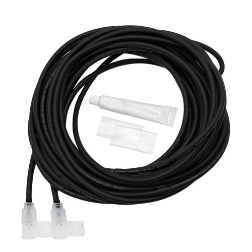 6 m waterdicht koppelstuk voor 230V LED strip (Slim COB) - Incl. eindkap, 230V
