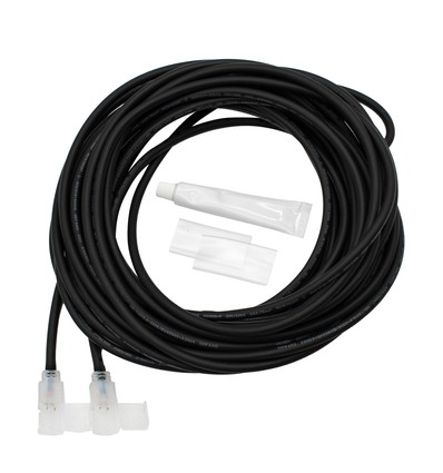 6 m waterdicht koppelstuk voor 230V LED strip (Slim COB) - Incl. eindkap, 230V