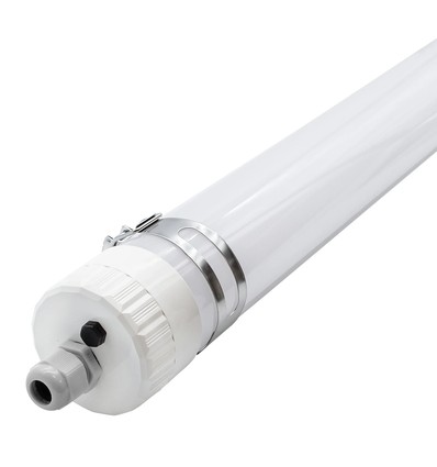 120cm 40W Dura66 LED-armatuur, doorvoerbedraad - IP66, 137lm/W, IK10