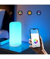RGBIC+CCT LED tafel/nachtlamp - Wit, touchbediening, IP20 binnenshuis