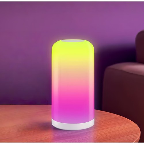 RGBIC+CCT LED tafel/nachtlamp - Wit, touchbediening, IP20 binnenshuis