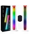 2 st. RGBIC infinite ambient light bar wit - 24cm, Bluetooth, 5W