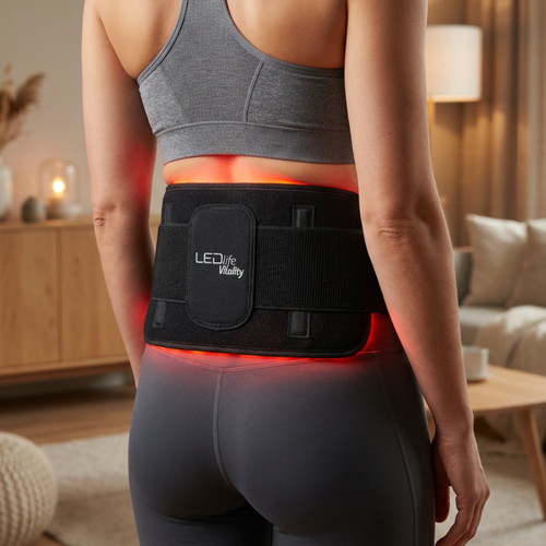 Lichttherapie riem voor nek, onderrug etc. - Infrarood, 20W