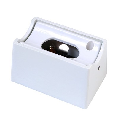 S14s fitting set van wit metaal, 2 stuks - Voor S14s LED buizen