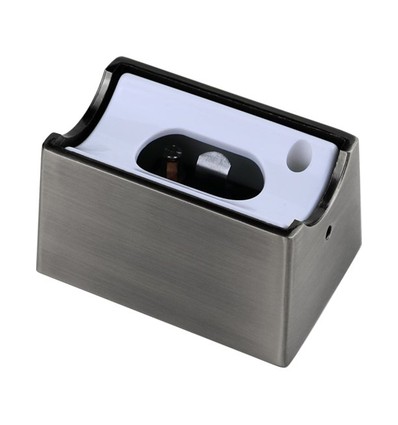 2 stuks S14s fitting in geborsteld chroom - Metalen behuizing, set van 2