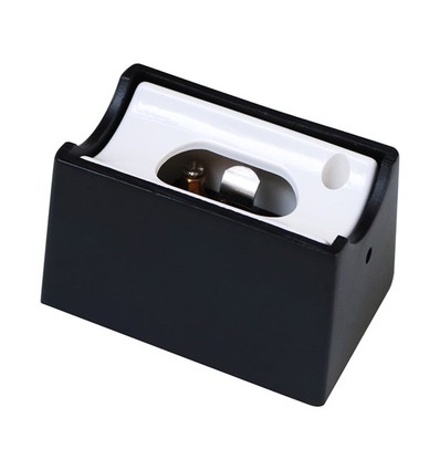 S14s fitting in zwart metaal, set van 2 stuks - Voor S14s LED buizen