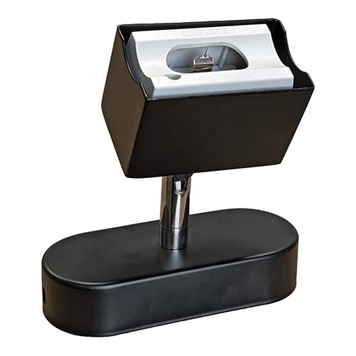 S14d fitting van zwart metaal - Flexibel, voor S14d lampen