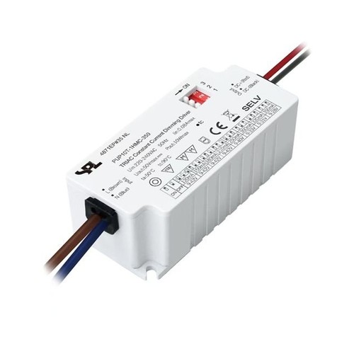 10W / 120-350mA dimbare LED driver - 9-42V, Triac fase-afsnit, constante stroom