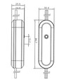 Witte snoerdimmer voor LED, 0-50W - Faseafsnijding