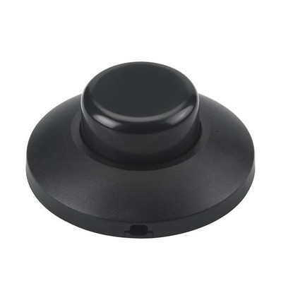 Vloerdimmer voor LED, 0-75W - Fase-afsnijding, zwart