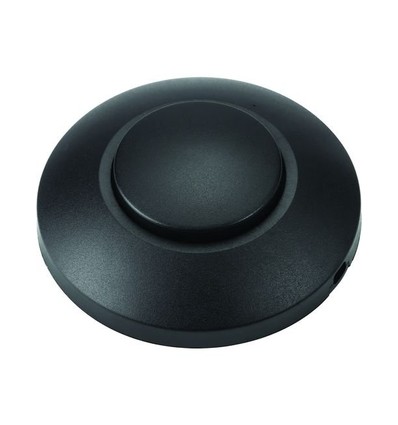 Vloerdimmer voor LED, 0-100W - Pushdimmer, fase-afsnijding, zwart