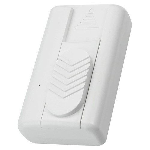 Witte vloerdimmer met schuifregelaar, 0-75W LED - Fase-afsnijding, voor snoer