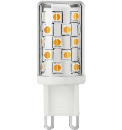 G9 4W dimbare LED lamp - DimToWarm, 2200-3000K, 360lm, 4,9cm, helder glas