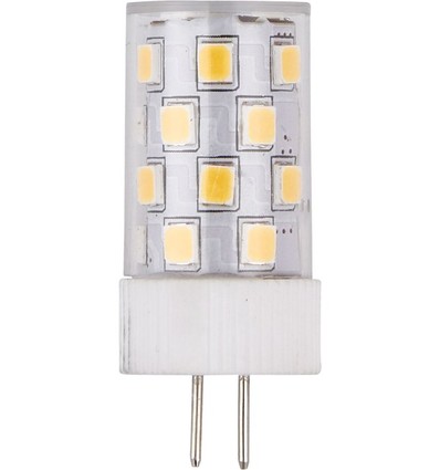 G4 3W dimbare LED lamp, 12V - 300lm, T17, 2700K, helder glas