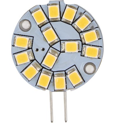 G4 1,8W LED Disc lamp, 12V - 220lm, 2700K, AC/DC