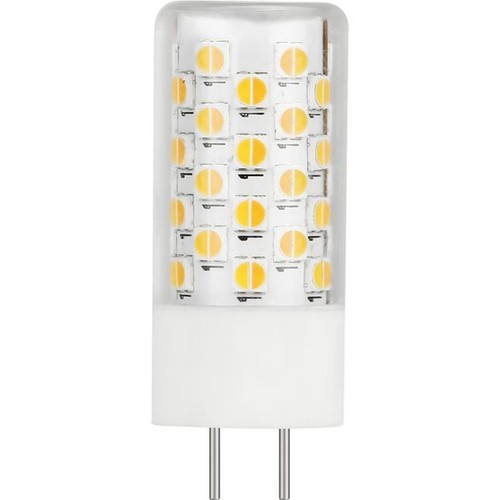GY6.35 4,3W dimbare LED lamp, 12V - DimToWarm, 4,6cm, 380lm, helder glas