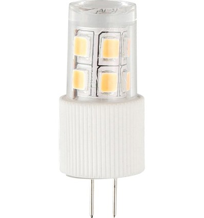 G4 2W dimbare LED-lamp, 12V - 200lm, T14.6, warm wit, helder glas
