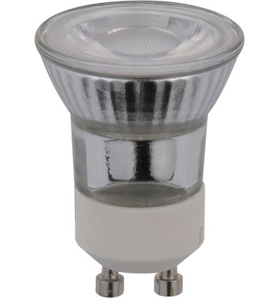 GU10 MR11 3W dimbare LED lamp - 200lm, 40°, glas, warm wit
