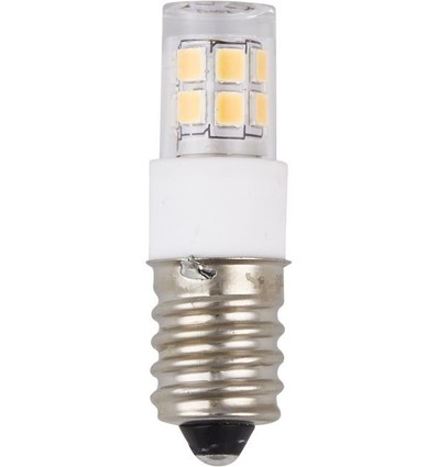 E14 2W LED buislamp - 4,7cm, 270lm, 2700K, helder glas