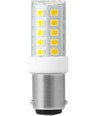 LEDlife BA15d 3,5W LED buis - 5,2cm, 380lm, helder glas, 3000K