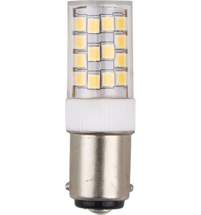 LEDlife Ba15d 3,2W LED buis - 5,2cm, dimbaar, 390lm, helder glas