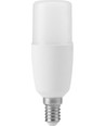E14 5W LED buislamp, 10,8cm - 95-265V, 640lm, opaal glas
