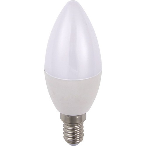 E14 5W dimbare LED kaarslamp - C35, 470lm, opaal glas, 2700K