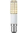 BA15d 8W dimbare LED buislamp - 9cm, 1055lm, 2700K, helder glas