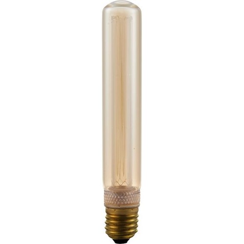 E27 2,5W dimbare LED vintage lamp - 18,5cm, 1800K, goud glas, Tube T30