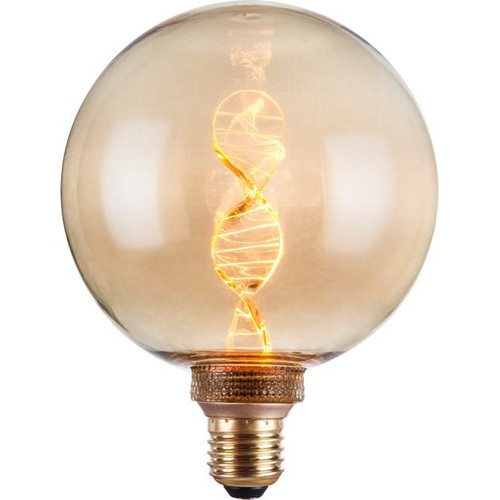 E27 3,5W dimbare LED Vintage DNA Globe G125 - 110lm, 1800K, goud glas
