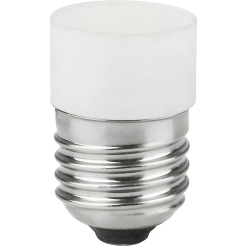 E27 3,4W dimbare LED buislamp - 4,5cm, 2700K, Opaal, Side Glow