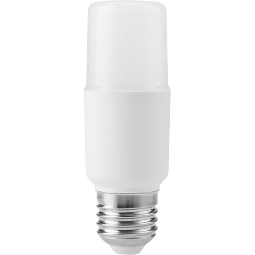 E27 5W LED Stick lamp, 95-265V - 10,8cm, 640lm, opaal glas, AC/DC
