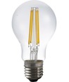 E27 7W LED filamentlamp met lichtsensor - A60, 810lm, helder glas, 2700K