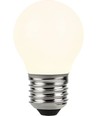 E27 5W DimToWarm LED kogellamp - 420lm, G45, filament, opaal glas, dimbaar