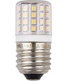 E27 4,5W LED buislamp, 24V-30V - 6cm, 550lm, helder glas, 3000K, AC/DC