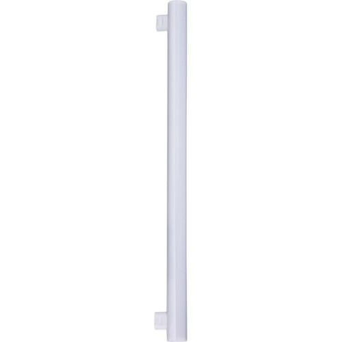 8W S14s LED-buis, 4000K - 880lm, T30, Opaal glas