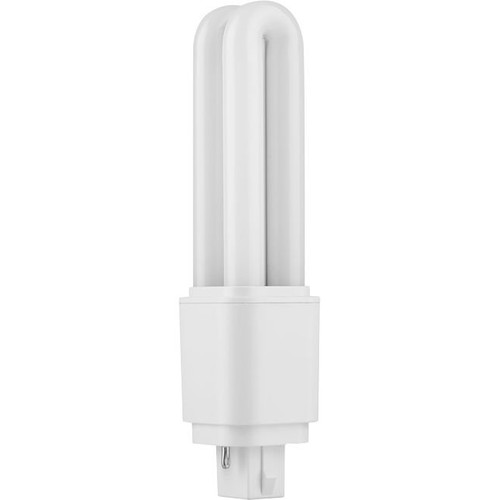 14,3cm / 6W G24d-2 LED lamp - 850lm, Direct/Ballast compatibel, opaal glas