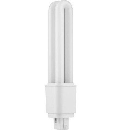 16,8cm / 9W G24d-2 LED lamp - 1360lm, Direct/Ballast compatibel, 4000K, Opaal glas