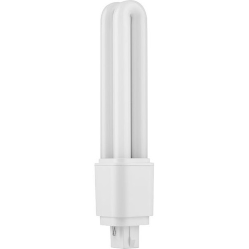 16,8cm / 9W G24d-2 LED lamp - Direct/Ballast compatibel, 1360lm, opaal glas