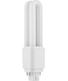 14,3cm / 6W G24q LED lamp - 850lm, 4-pins, opaal glas, 3000K