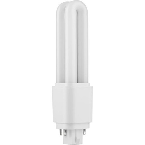 14,3cm / 6W G24q LED lamp - 880lm, 4-pins, opaal glas, 6500K