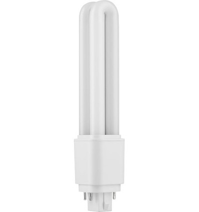 16,8cm / 9W G24q LED lamp - 1360lm, 4000K, opaal glas, 4-pins