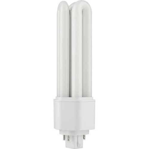 16,5cm / 13W GX24q-4 LED lamp - 1750lm, 4-pins, opaal glas, 3000K