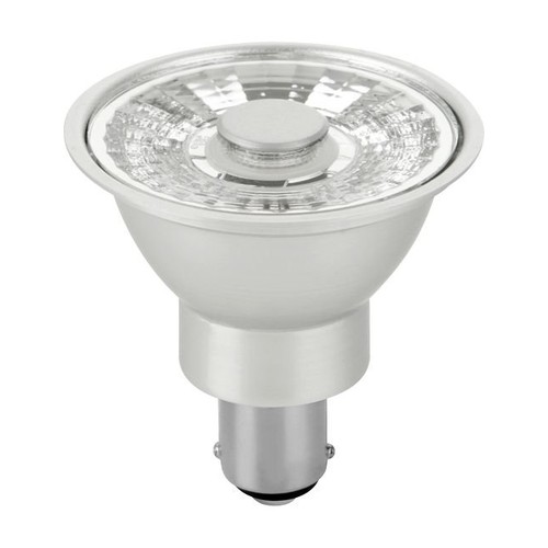8W LED Ba15d AR56 lamp, 12V - 480lm, 30°, 2700K, dimbaar, grijs, AC/DC