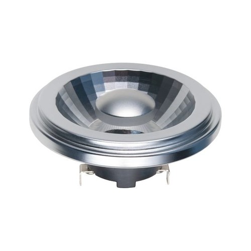 G53 AR111 15W dimbare LED-lamp, 12V - 1080lm, 35°, 2700K, grijze afwerking
