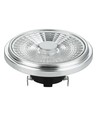 G53 AR111 12W LED lamp, 12V - 1000lm, 30°, dimbaar, 2700K, grijs