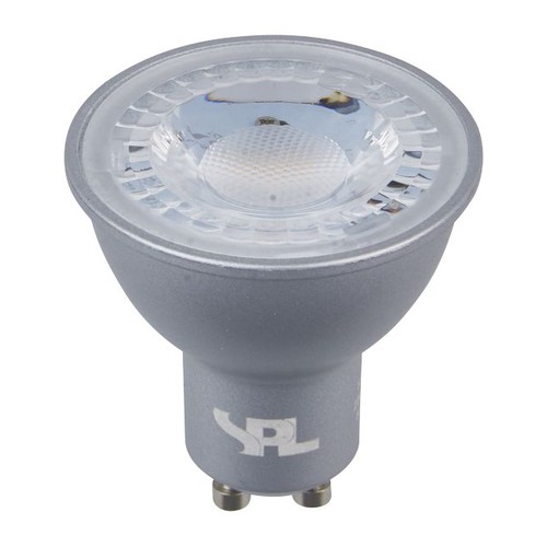 GU10 5W LED lamp - 360lm, 40°, dimbaar, zilver, 3000K