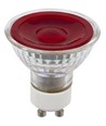 GU10 5W LED lamp - Rood, 38°, glas, MR16, 230V